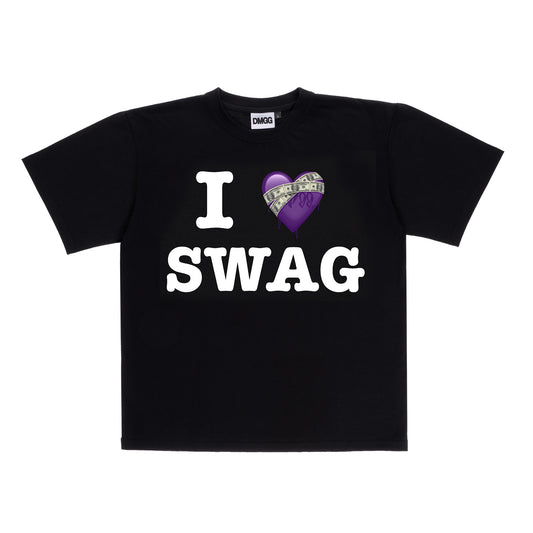 I LOVE SWAG TEE BLACK